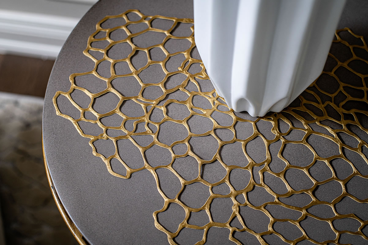 Portrait of a little boy holding a bear