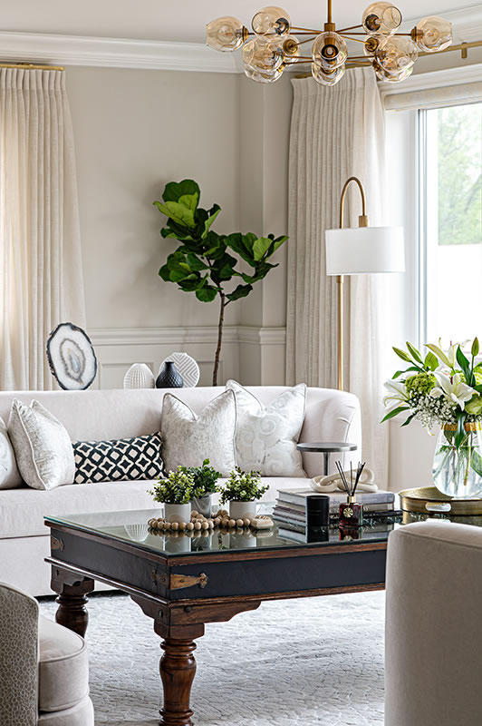 Caledon home, living room