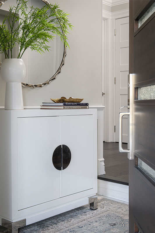 entryway cabinat detail details