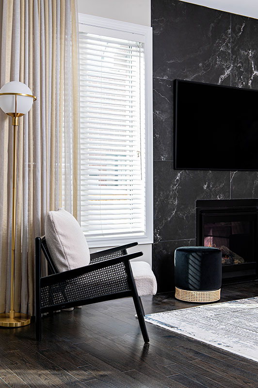 sitting room chair detail