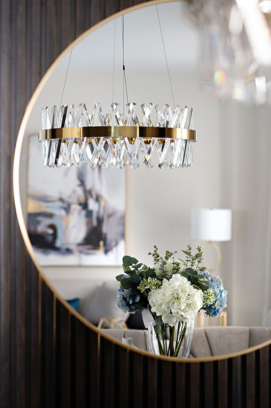 detail sitting room mirror